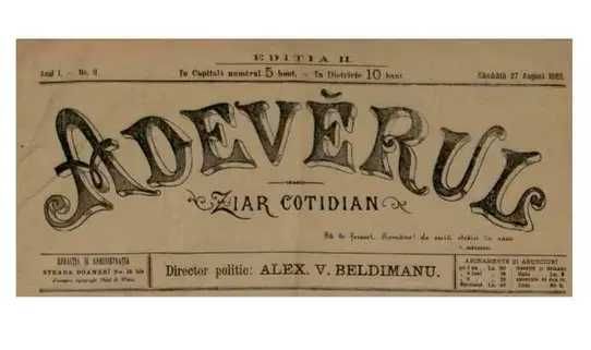 Colectia ziarului Adevarul 1888-1950