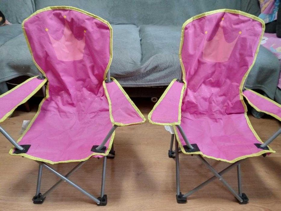 Scaun camping pentru copii 2 bucati