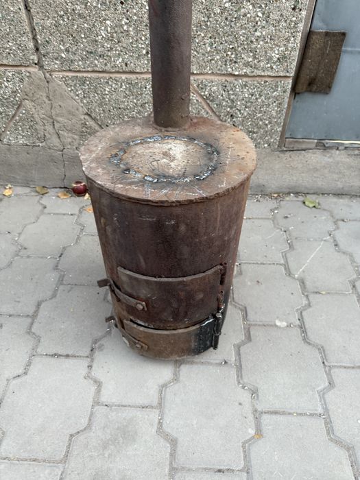Буржуйка печка исправная
