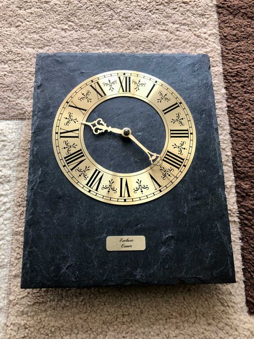 Ceas de perete Kienzle din piatra despicata, mecanism Quartz, Germany