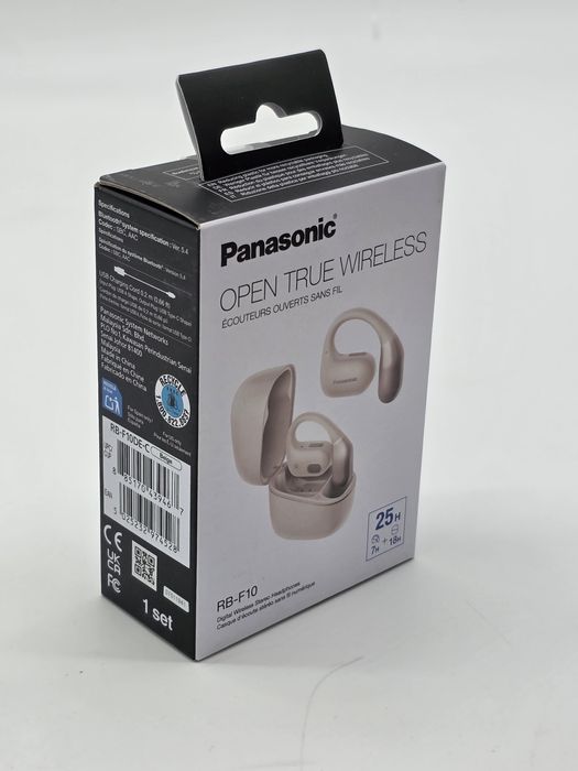 Casti Wireless Panasonic RBF10DEC, reducere zgomot, bej, in-ear, SIGIl