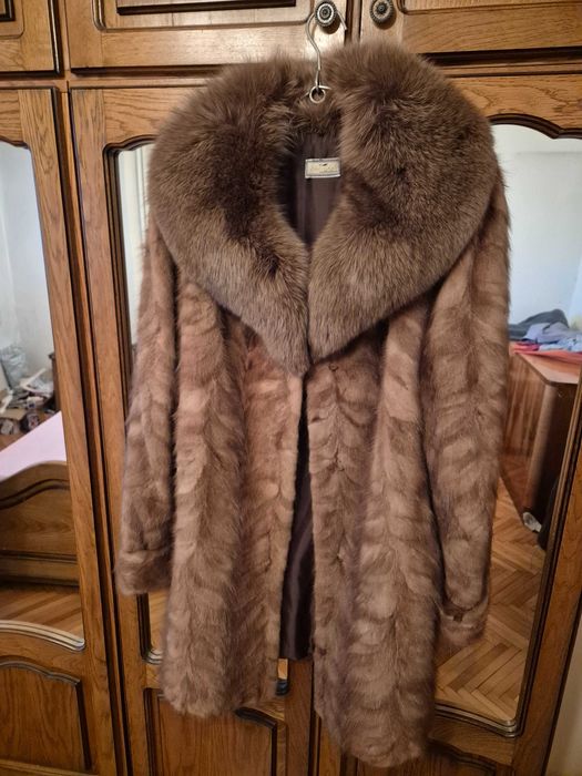 Vand haina lunga din blana de nurca