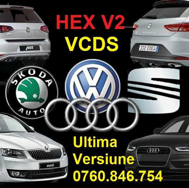 Interfata gama Vag HEX New, romana si engleza, ultima versiune 2025