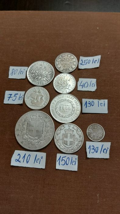 Monede vechii de argint