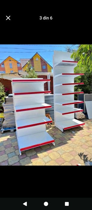 Vând rafturi de magazin și de depozitarea morții