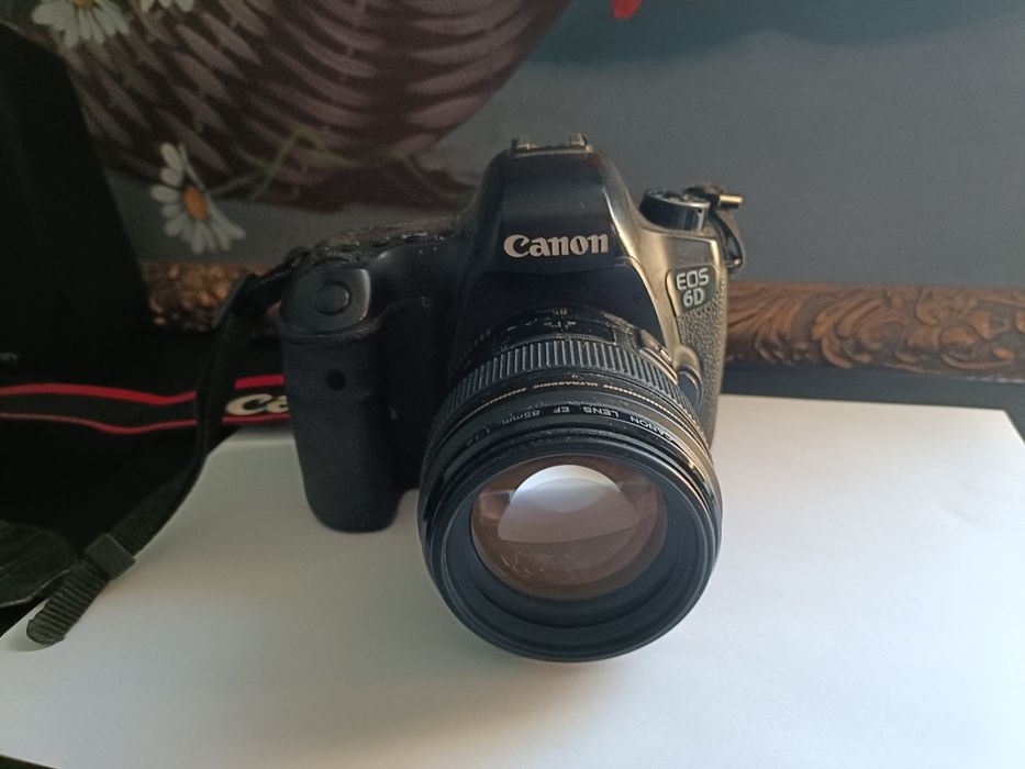 Aparat foto canon 6d + obiectiv 85 MM f1.8 original