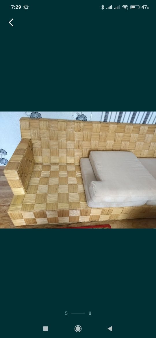 Ротанговая плетёная мебель диван кресла