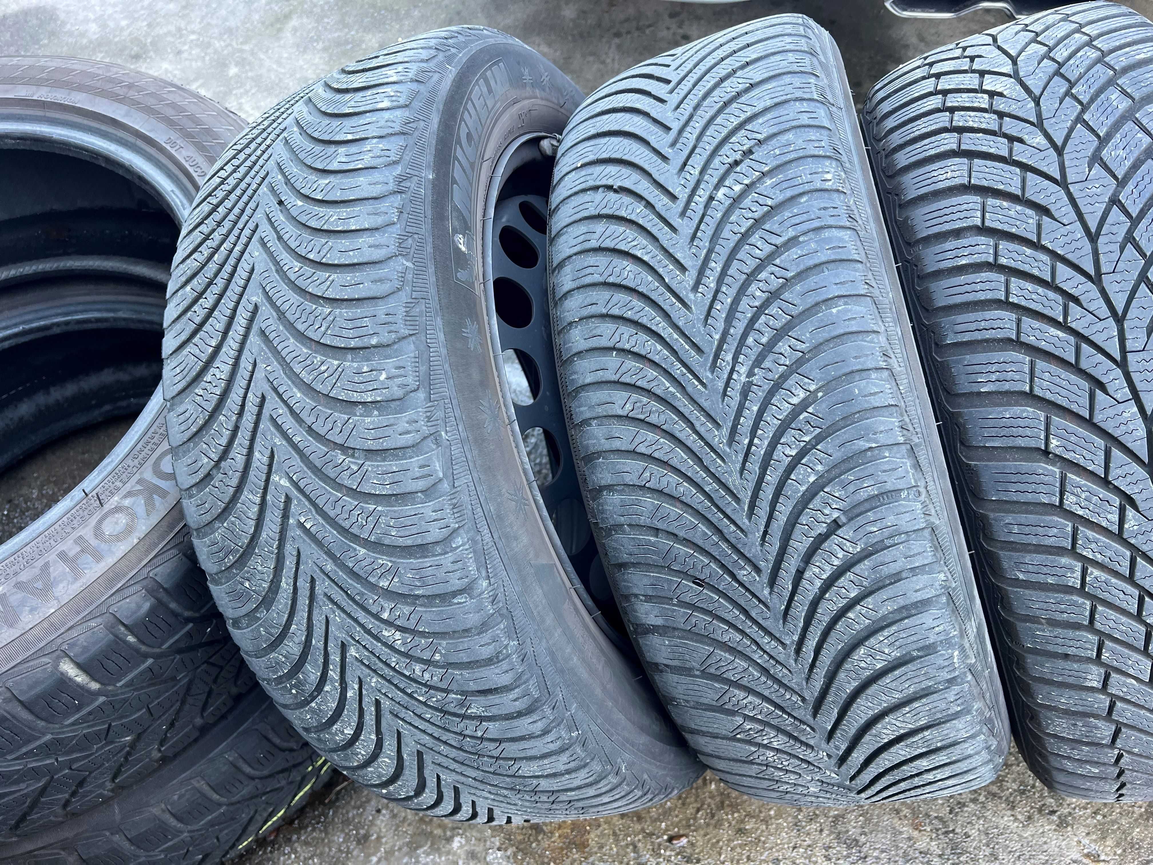 4бр. джанти 6.5Jx16 ET42 5x112 със зимни гуми за Audi/Vw/Skoda/Seat!!