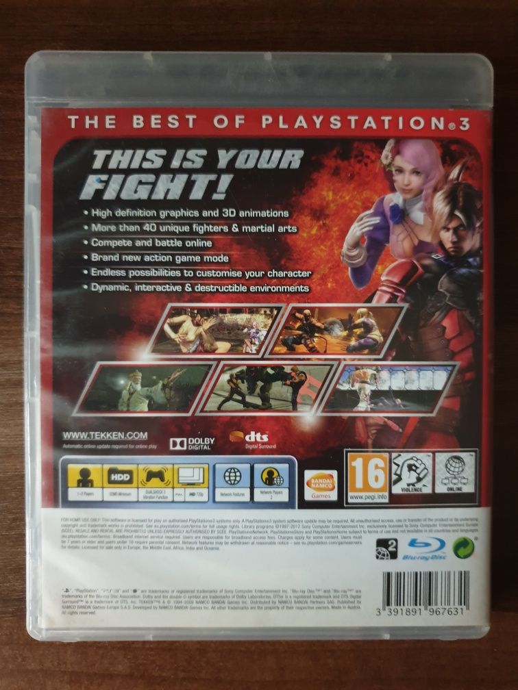 Tekken 6 & Tekken Tag Tournament 2 PS3/Playstation 3