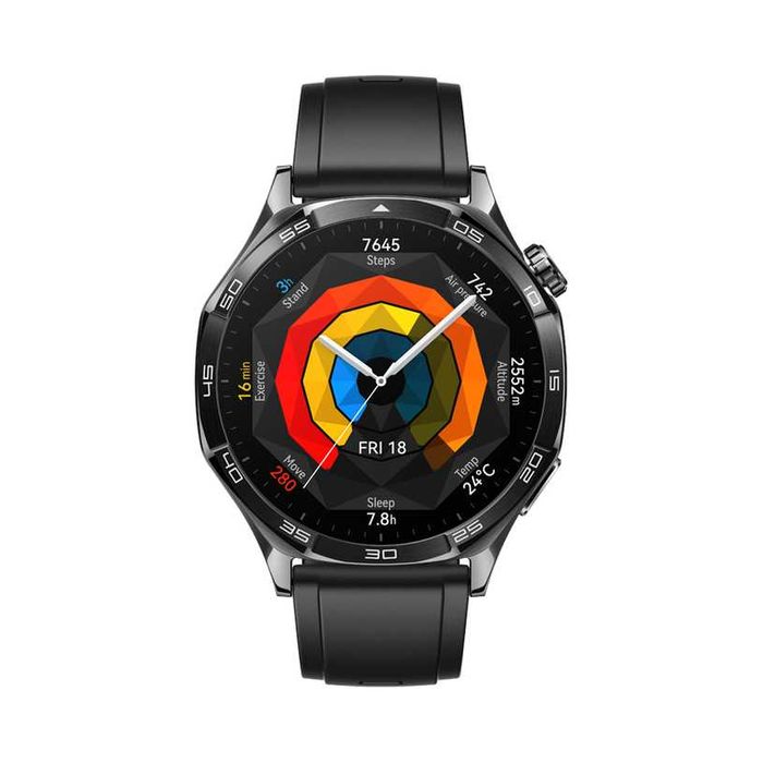 Smart watch HUAWEI WATCH GT 5 Black Fluoroelastomer Strap 46 MM