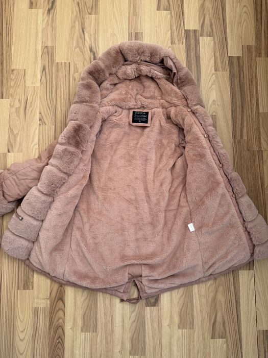 Geaca cu blana detasabila