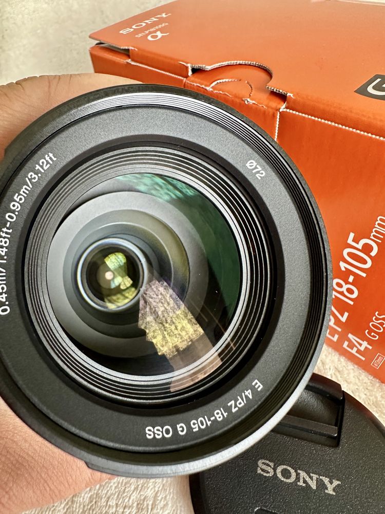 НОВ Обектив Sony SEL E PZ 18-105mm F/4 G OSS