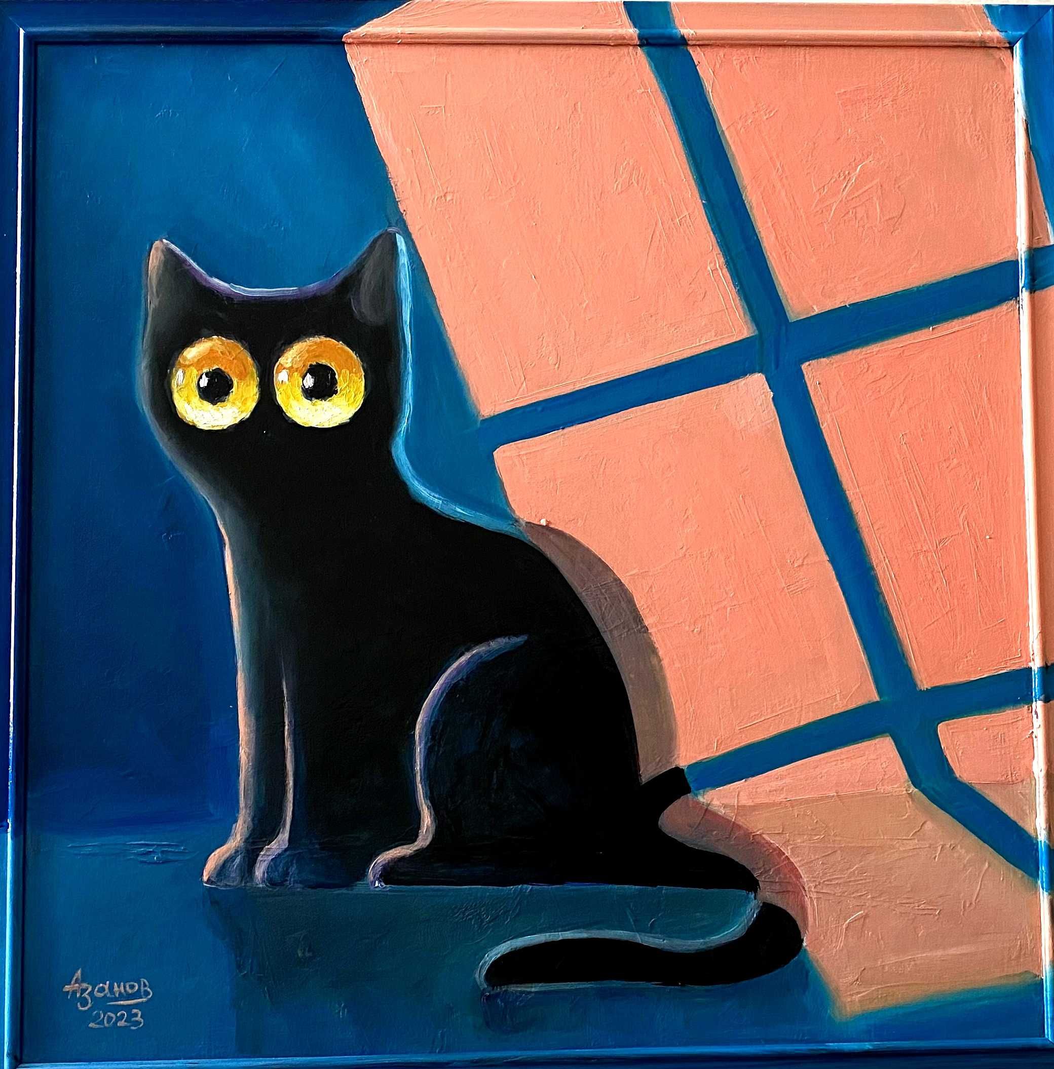 Картины маслом "Коты и кошки"