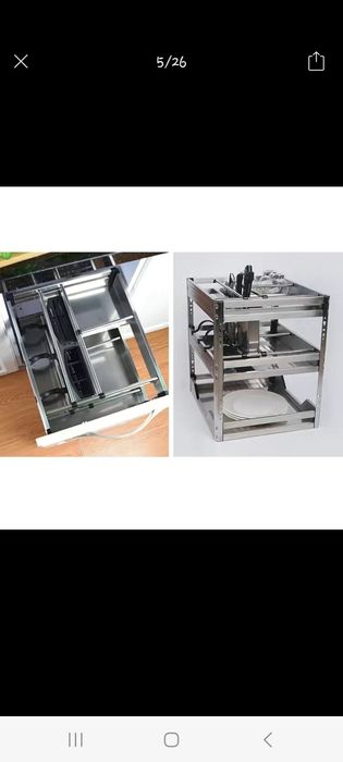 Кухонный встраеваемый,выдвижной шкаф, нижний, НОВЫЙ