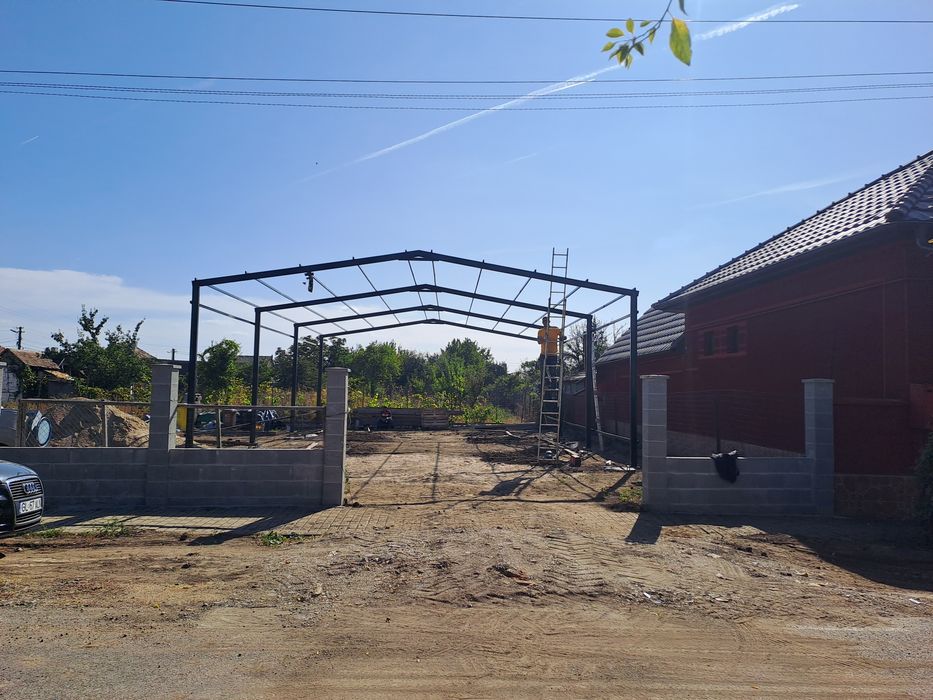 Vand hale metalice avem pe stoc asiguram transport si montaj rog serio