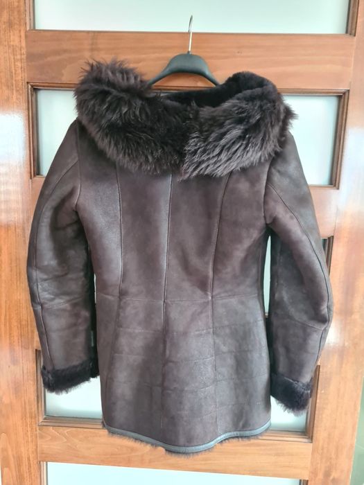 Vand cojoc maro blana naturala