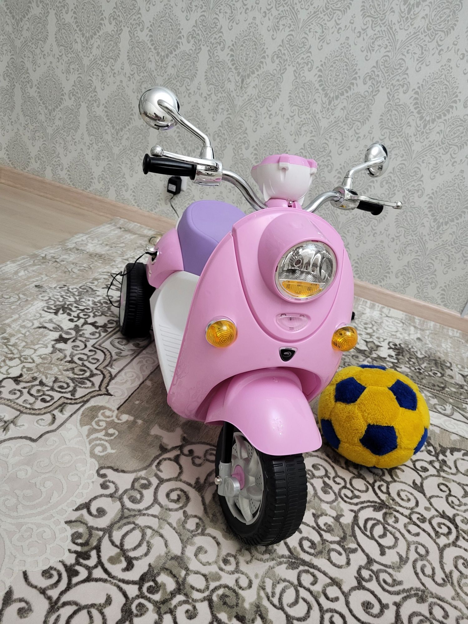 Детский электрический, трёхколёсный мотоцикл