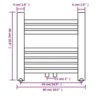 Calorifer port-prosop alb 480x480 nou