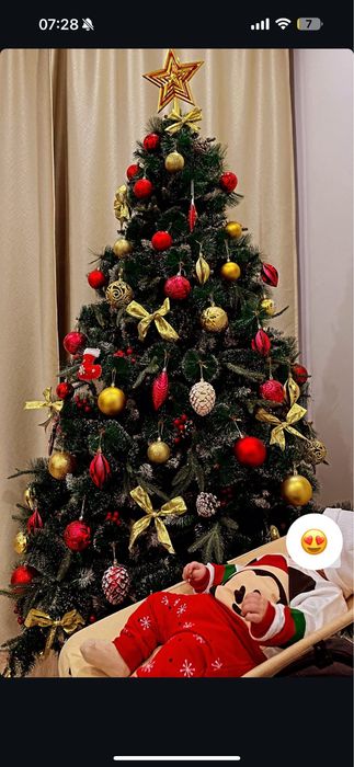 Красивая пышная елка