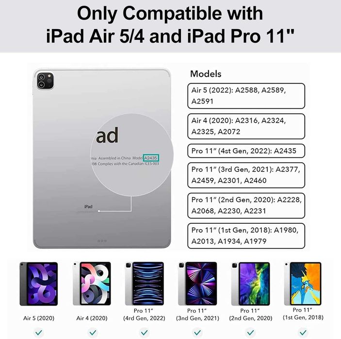 Husa cu tastatura QWERTZ si touchpad pentru iPad Air 11 si Pro 11