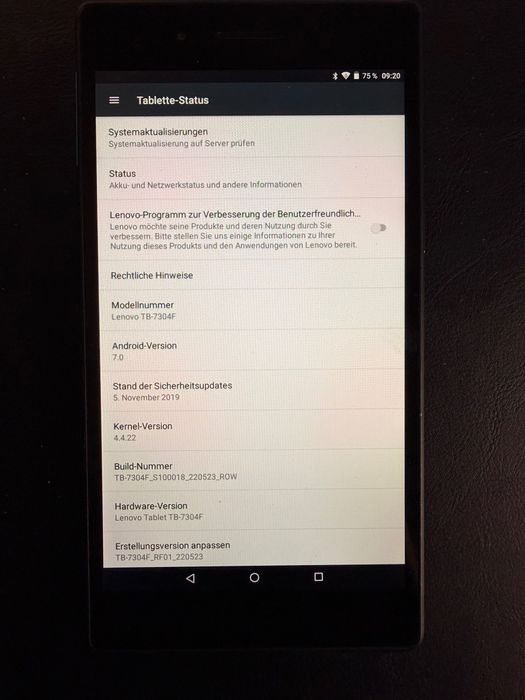 Lenovo Tab 7 Essential (Lenovo TB-7304F/I/X)