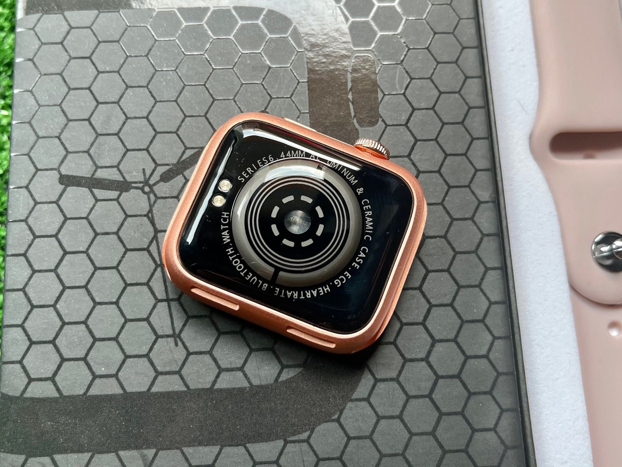 Умен Smart Часовник Гривна Watch Series 44mm iWatch за iPhone Android