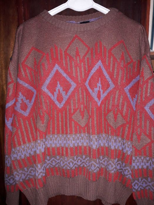 Мъжка блуза на фигури широка XL-2XL