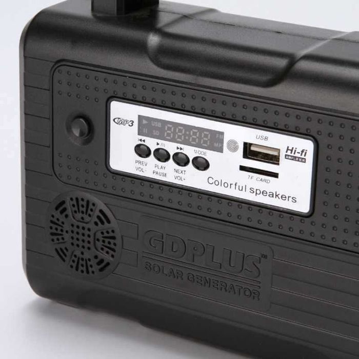 Panou solar 3 bec radio afisaj incarcare telefon telecomanda lanterne