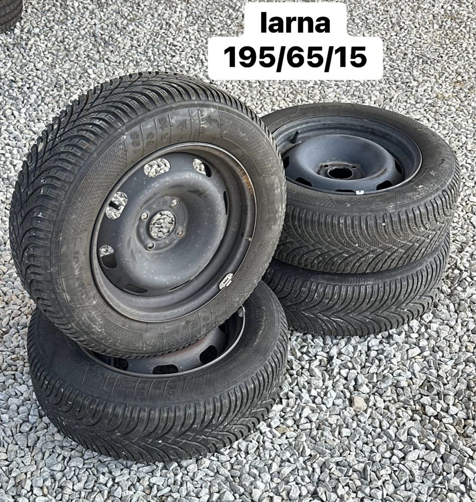 Jante Roti R15 4x108 Cu Anvelope Vara si Iarna Dacia Logan / Sandero