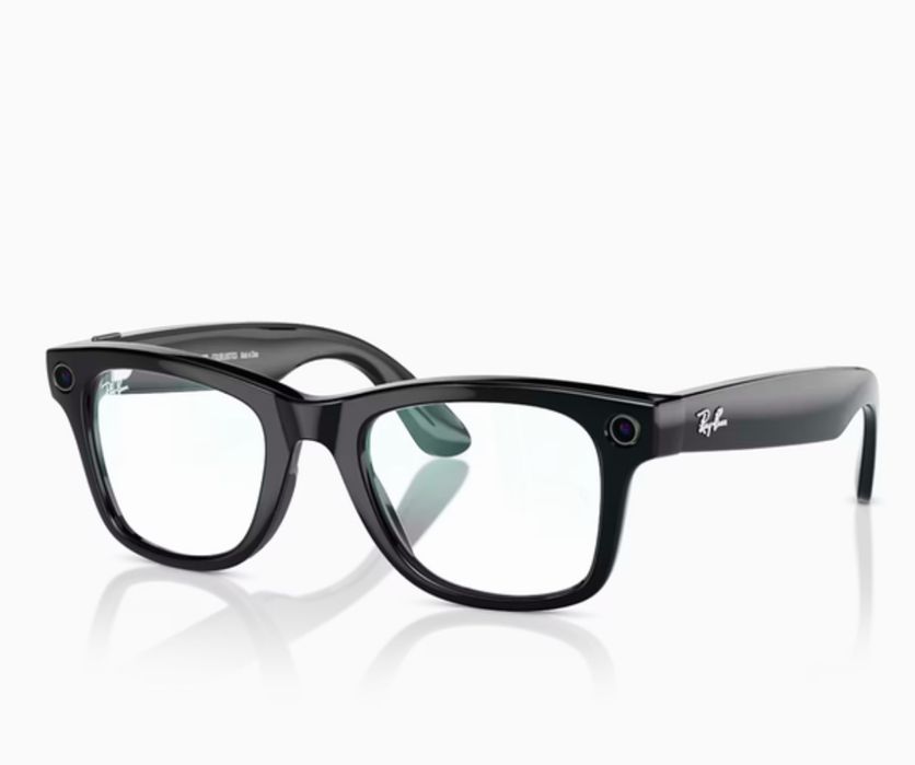 Ray Ban Meta wayfarer clear