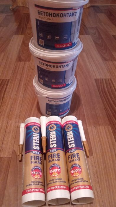 Грунтовка, герметик
