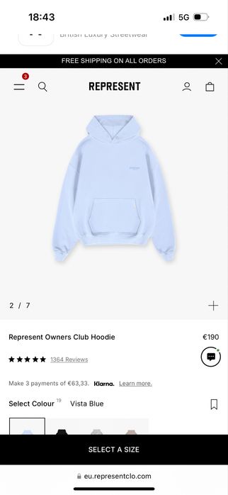 Represent Owners Club Hoodie