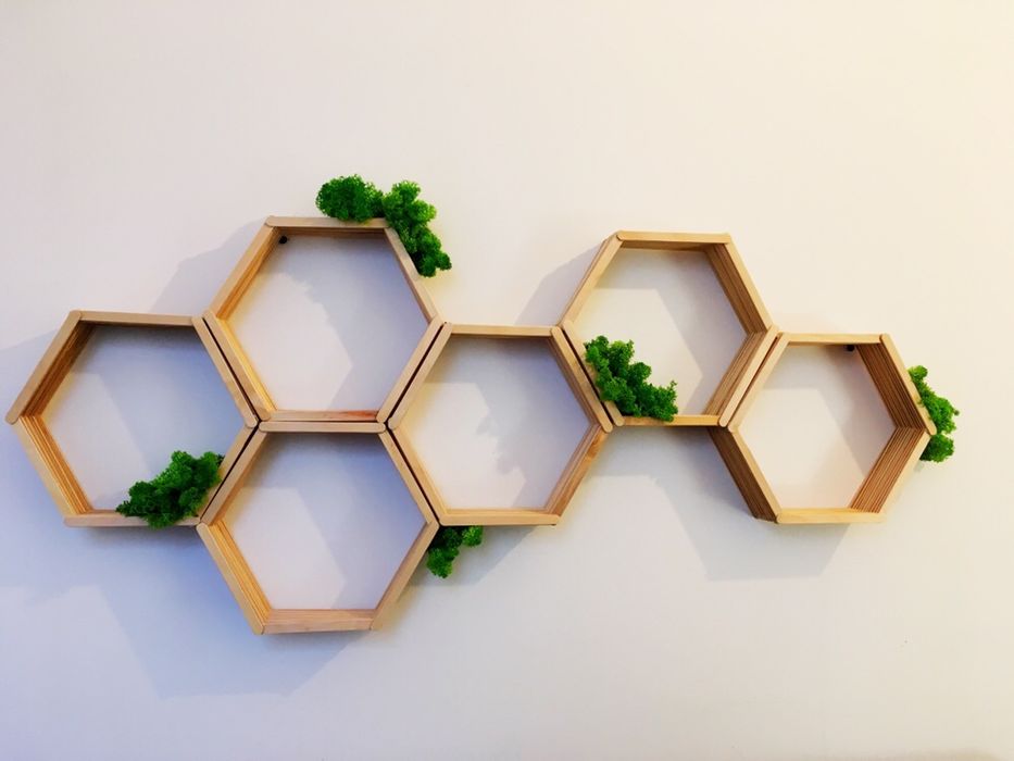 Forme hexagonale perete- fagure hexagon 3 buc-65 lei