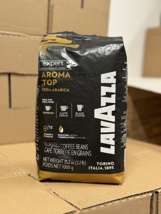 Cafea lavazza 100% arabica Top aroma cu bonus pahare carton 8,7,6oz