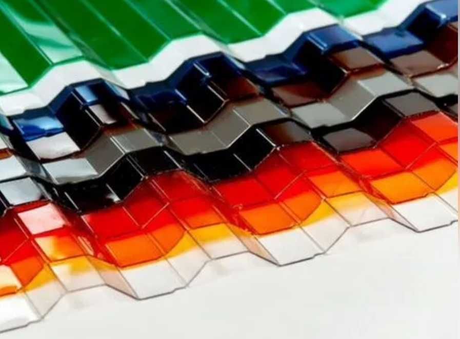 Прозрачный профнастил Прозрачный шифер Поликарбонат Полигаль сотовый