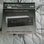 Винтидж радиокасетофон Crown