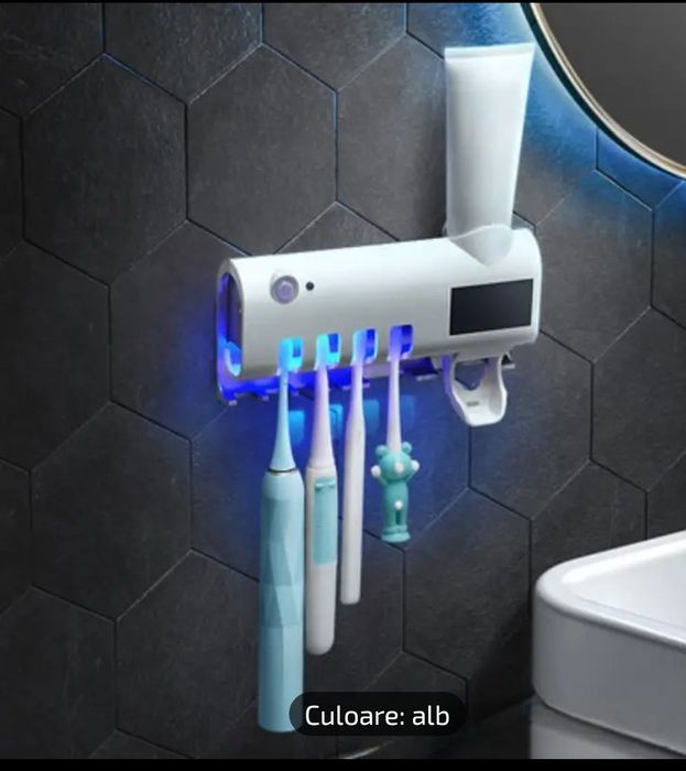 Dozator Pasta De Dinti, cu sterilizator UV