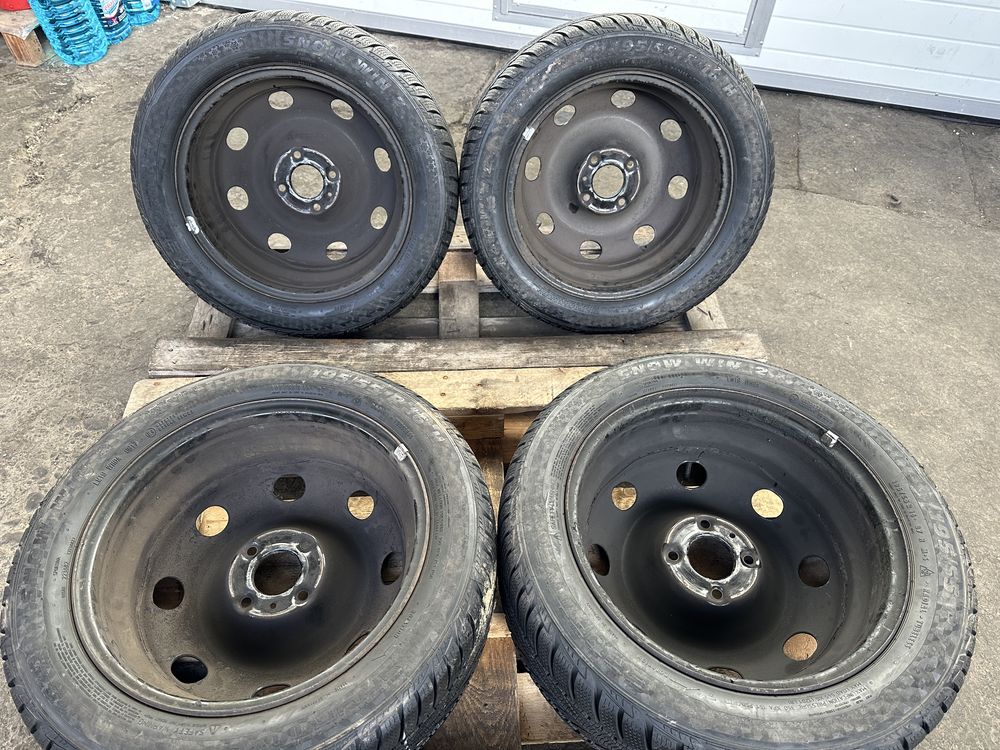 Jante tabla Peugeot si Citroen cu anvelope iarna noi 195/55 R16