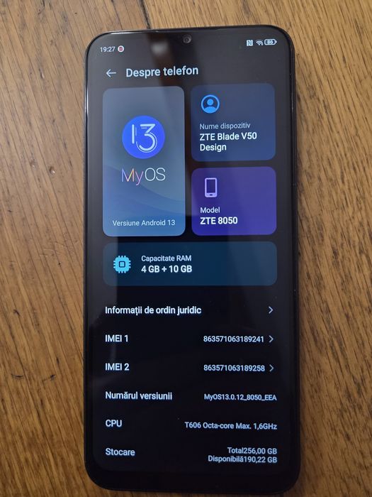 ZTE Blade V50 Design