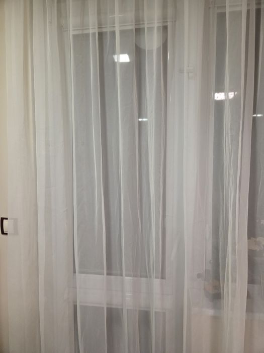 Перде/завеса нежно бяло