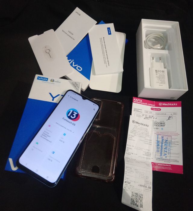 Vivo Y31 128ГБ 100тыс чек есть
