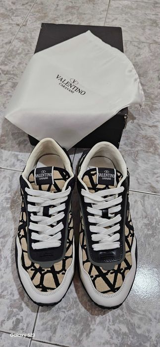 Мъжки маратонки VALENTINO от естествена кожа, номер 45, чисто нови