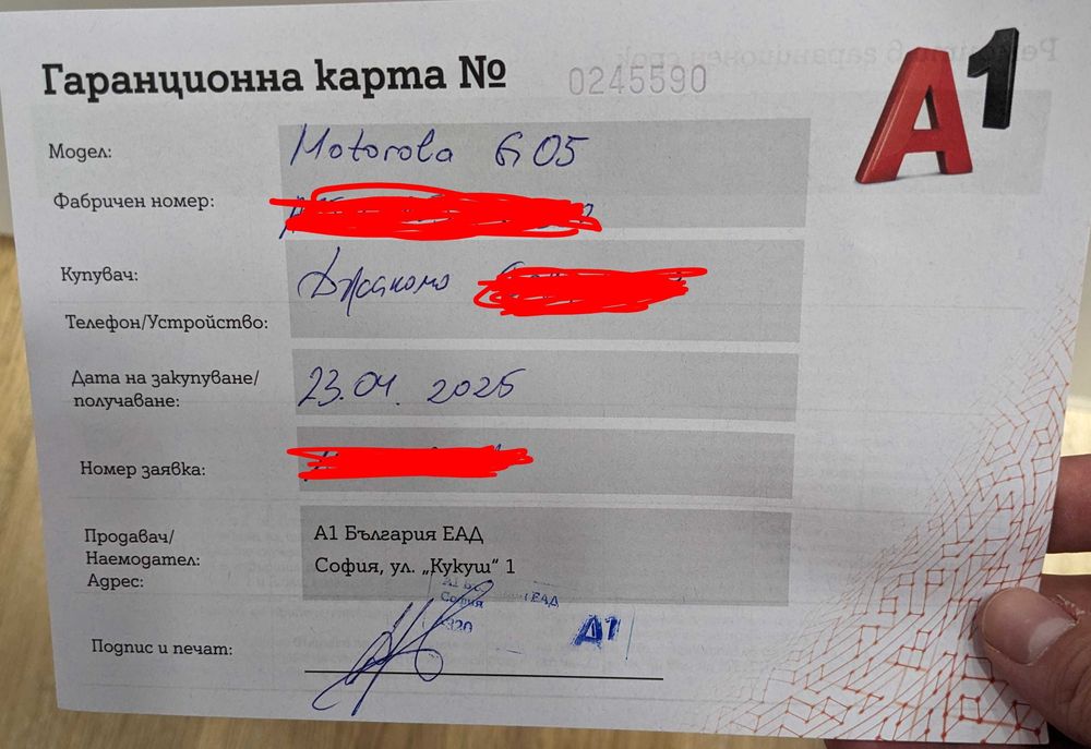 Смартфон Телефон Андроид Motorola Moto G05 4/64 ГБ Гаранция до 2027г!