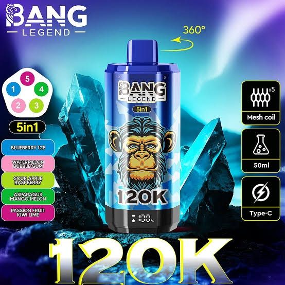 Vape 120.000 Puffs 5 Arome Reincarcabil Display Display
