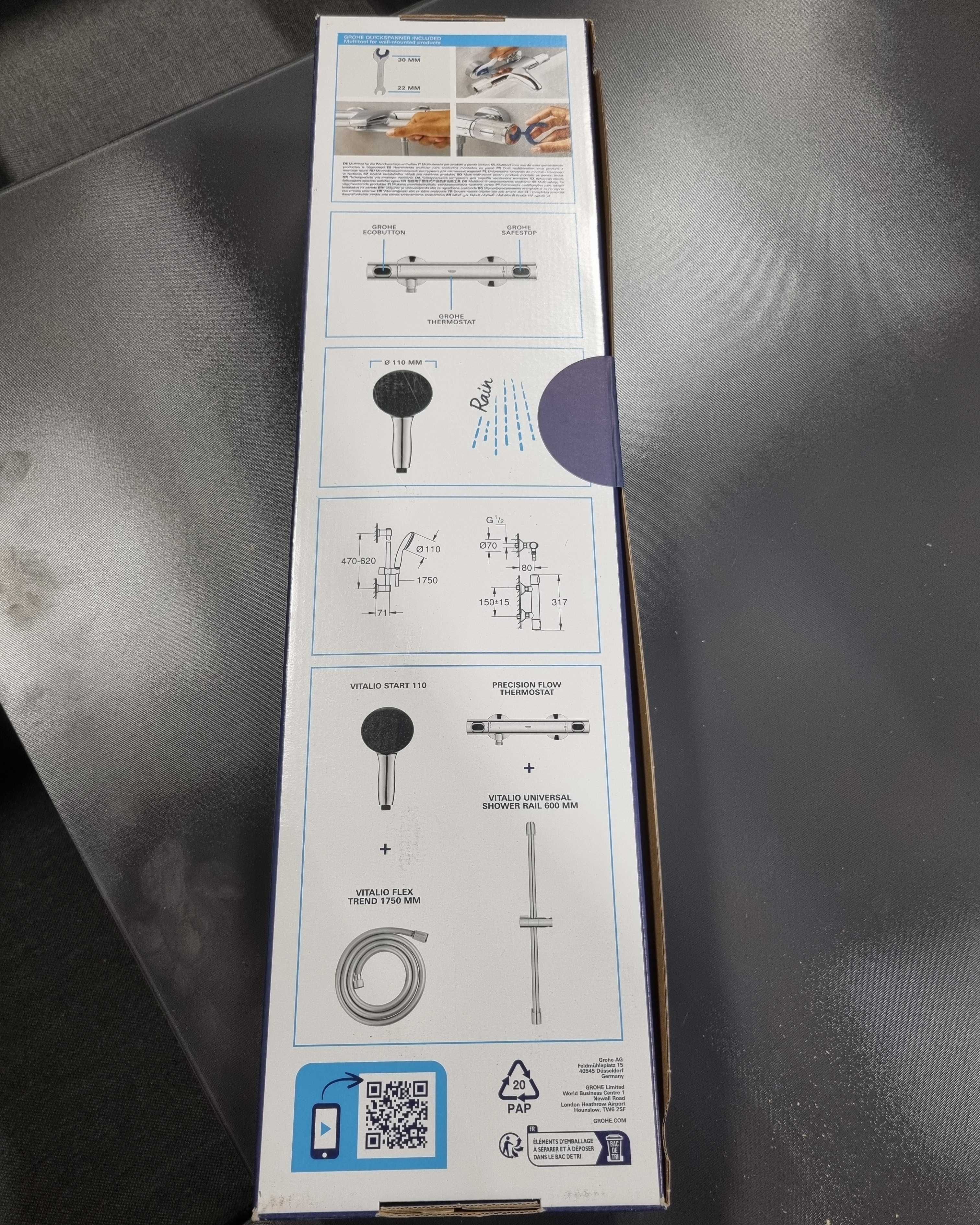 Grohe precision Flow смеситель для душа