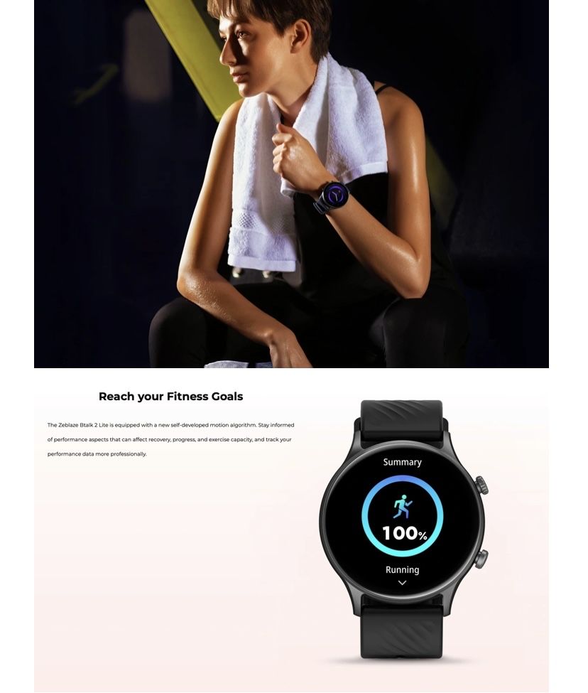 Smart watch Zeblaze Btalk 2 lite (умные часы)