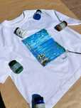 Tricou pictat manual unicat
