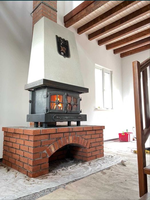 Focar semineu marca Charleville DeVille Franta  soba lemne