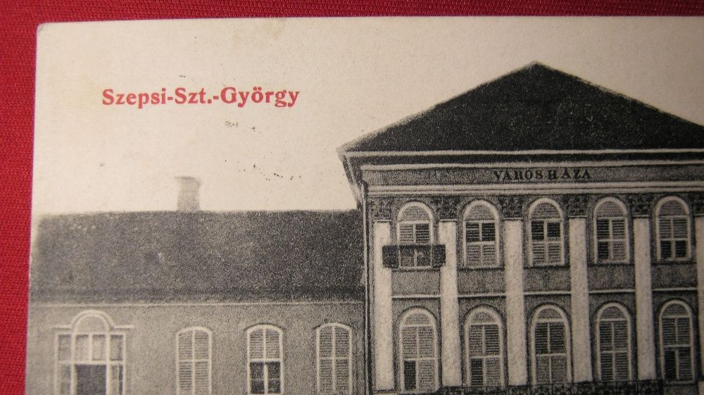 Ilustrata veche,Sfantu Gheorghe,Szepsi Szent Gyorgy(Szepmezo),1909.