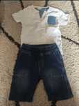Set tricou/pantaloni Zara/H&M 98